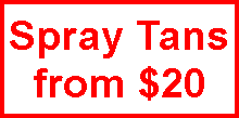 Text Box: Spray Tansfrom $20